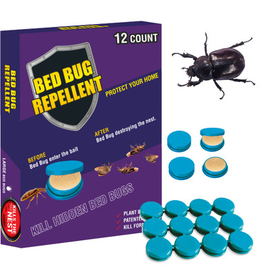 RAMILOO Herbal Bed Bug Bait Mattress Organic Herbal Bedbugs Bait Home Safe Solution(12 x 1 Units)