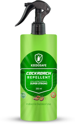 KEEDOSAFE Natural Cockroach Repellent Spray | Non-Toxic, Safe for Kids & Pets(250 ml)