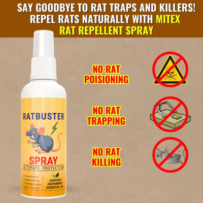 LootZoo Rat Buster Spray - Effective Formula to Stop Rodent Infestation(100 ml)