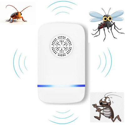 RAMILOO Ultrasonic Rodent & Lizard Repeller with Wide Coverage Electric Insect Killer Indoor(Suction Trap)