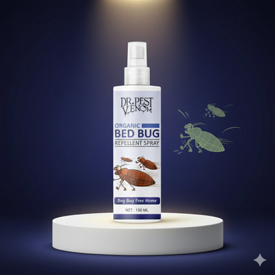 Dr.Pest Venom Herbal Bed Bug Spray, bed bug repellent, bedbug killer spray for mattress(China)(100 ml)