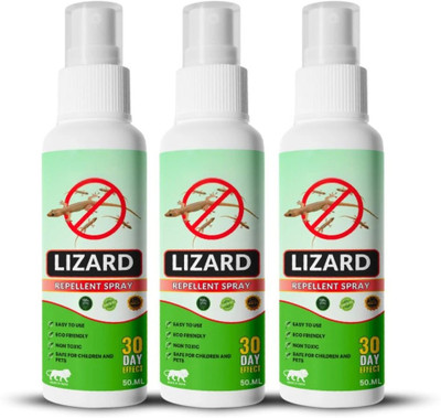 Mitex Lizard Repellent Spray | Non-Toxic & safe spray for Home(3 x 33.33 ml)