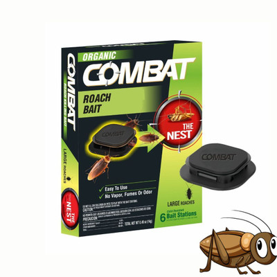 pestman Cockroach Bait, Alternative to Anti Roach Gel, Cockroach Paste, Cockroach Gel(6 Patches)