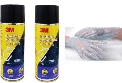 3M Protective Gloves & Rodent Repellant Coating 250g Combo – Safety & Protection(2 x 250 g)
