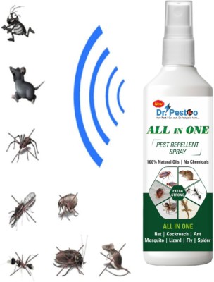 Dr.PestGo Mosquito & Fly Killer Spray Rat Repellent Spray Cockroach Killer Spray Pest(100 ml)