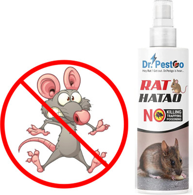 Dr.PestGo Rat Repellents Rodent Spray Keep Rat and Mice Away with rodent repellent coating(100 ml)