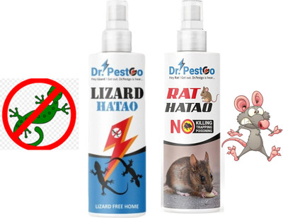 Dr.PestGo Rat & Insects Repellent Spray for Cars Lizard Repellent Spray(2 x 100 ml)