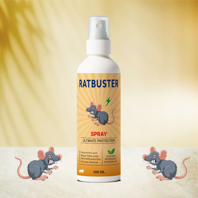 SCENTORA Rat Repellent Spray - 100ml | Natural & Eco-Friendly(100 ml)