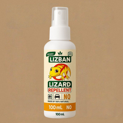SCENTORA Lizard Repellant Spray | Irritant-Free I Chemical-Free(100 ml)