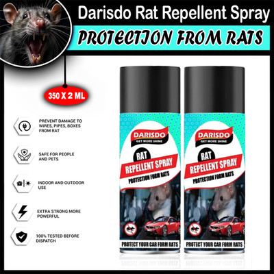 Darisdo Rat Repellent Spray Car Protection From Rats(2 x 350 ml)