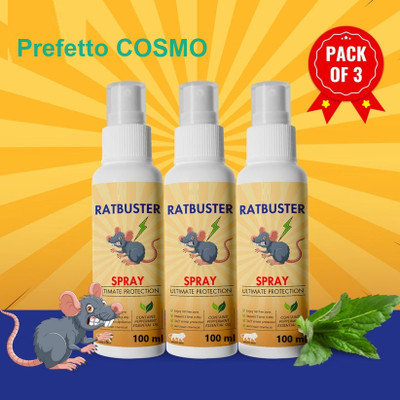 Prefetto COSMO Rat Buster: Prevent Rats from Invading Your Home(3 x 100 ml)
