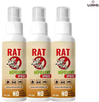 LORSHEL rat buster spray Eco Friendly Pest Solution Gardens latest(3 x 50 ml)