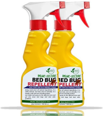 Home-Secure Herbal Bed Bug Killer Spray, Bedbug Medicine, Herbal Insect Killer(2 x 250 ml)