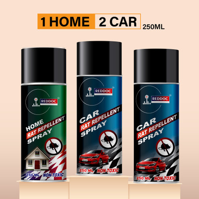 reddoc Combos Home And Car Rat Repellent(3 x 250 ml)