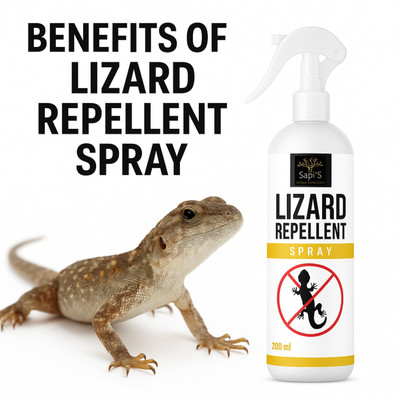 SAPI'S LizardAway Spray 200ml , NoLizard Shield, HomeSafe Lizard Repellent(200 ml)