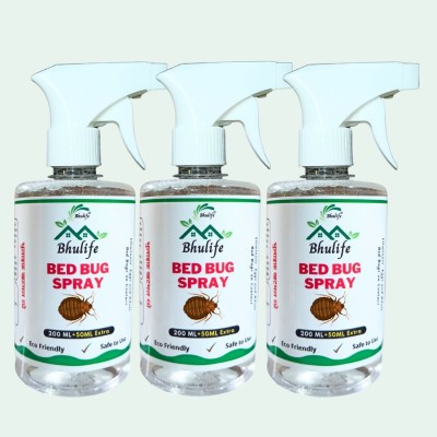 BhuLife Bedbug Master Organic & Strong Spray | Khatmal Maar | More Powerfull(3 x 250 ml)