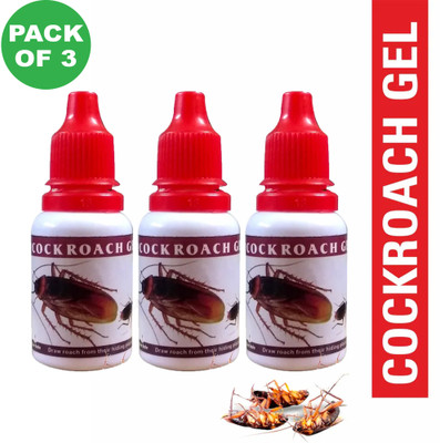 REGLET Bug Killer Gel Guaranteed cockroach killer & Ant killer effect Powerfull(3 x 30 ml)