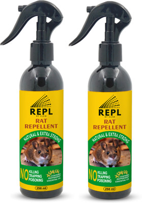 ELEM REPL™ Rat Repellent Spray For Car, Eco Friendly Rat Repellent Spray For Home(2 x 250 ml)