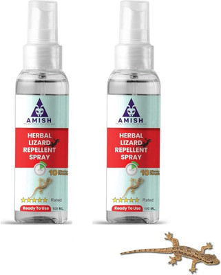 Amish Herbal Lizard Spray 100 ml Pack Of 2 |10 Minutes Result Guaranty|(2 x 100 ml)