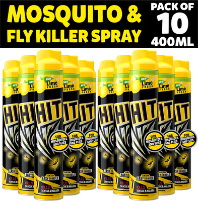 Hit Flying Insect Killer - Mosquito & Fly Killer Spray(10 x 400 ml)