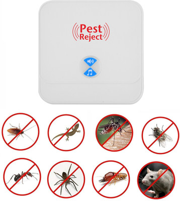Wrightrack ABS Plastic Ultrasonic Pest Repeller to Repel Rats, Cockroach, Mosquito - 8D01(1 Units)
