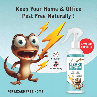 LootZoo Lizard Repellent Spray | Safe & Non-Toxic spray for Home & Office(200 ml)