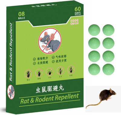 coachmaster Rat & Mouse Repellent Balls for Car, Home & Office - Long-Lasting Rat Trap(6 ml)