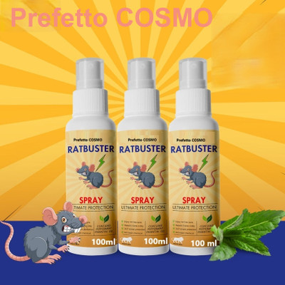 Prefetto COSMO Ratbuster ProShield Spray – Ultimate Rodent Protection(3 x 100 ml)