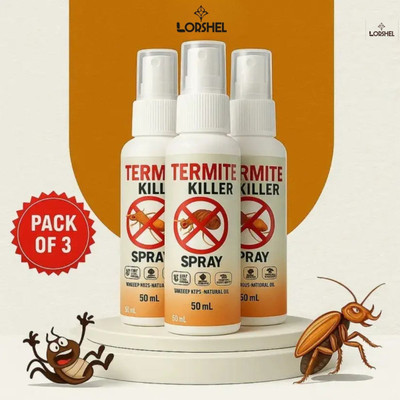 LORSHEL Termite Killer Spray | anti termite home treatment spray, Effective on Wood &...(3 x 50 ml)