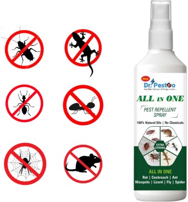 Dr.PestGo Pest Control, Sprays pests ants, Ant, Cockroach, Rat, Lizard, Bed Bugs,(100 ml)