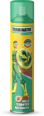 Terminator Eco-Friendly Termite Killer Spray| Wood Preservative, Borer, Insect Repellant(320 ml)