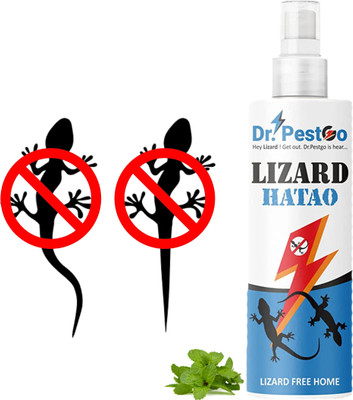 Dr.PestGo Lizard Control Spray for Home in India | Natural Killer & Repellent Solution(100 ml)
