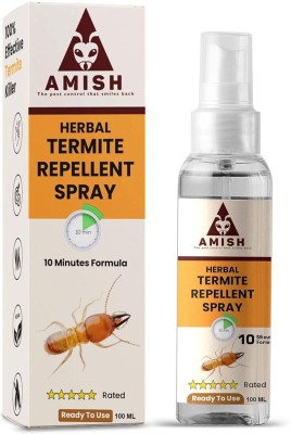 Amish Herbal Termite Spray 100 ML Pack Of 2 | 10 Minutes Result Guaranty|(2 x 100 ml)