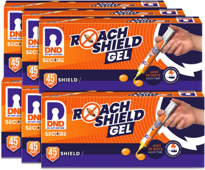 DND Secure Roach Shield Gel - Anti Cockroach Gel | For Home/Office |(6 x 32 g)