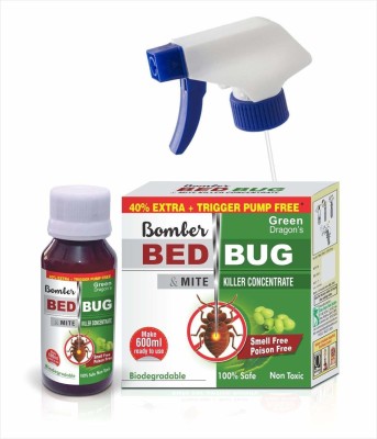 Green Dragon Bomber Bed Bug & Mite Killer Concentrate Makes 600 ml(60 ml)