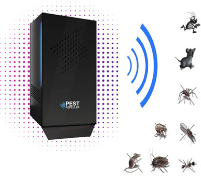Pestgo Ultrasonic Pest Repellent Machine to Repel Lizard, Rat, Cockroach, Mosquito Electric Insect Killer Indoor, Outdoor(Suction Trap)