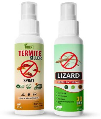 Mitex Combo Spray for Lizard & Termite | Herbal Solution(2 x 50 ml)