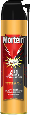 Mortein 2 in 1 Mosquito Killer & Cockroach Killer Spray(600 ml)