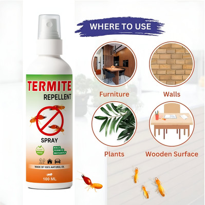 ShinoDrop Termite Repellent Spray for Home & Wood Furniture ( 2x 100 ml)(200 ml)