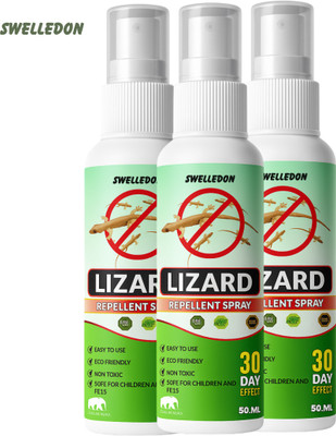 SWELLEDON Lizard Repellent Spray Eco Friendly Formula(3 x 50 ml)