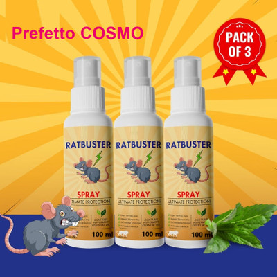 Prefetto COSMO Rat Buster: The Best Way to Prevent Rodent Attacks(3 x 100 ml)