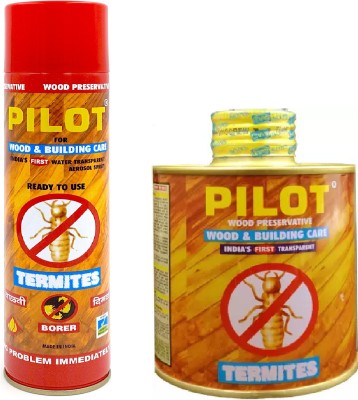 Pilot Wood & Building Preservative 500 ml Spray + 500 ml Refill + 3 Masking Tape(2 x 500 ml)