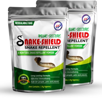 Home-Secure Snake Shield Snake Repellent Powder (1Kgs x 2) : Non Toxic Snake Repellent Powder, Snake Away, Snake Repellent, Snake Out, Snake Repeller, Snake Repellent For Outdoors(2 x 1000 g)