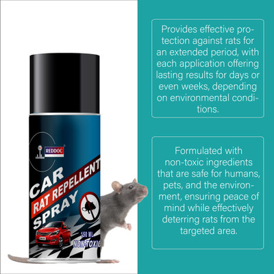 reddoc Car Rat Repellent Spray(3 x 150 ml)