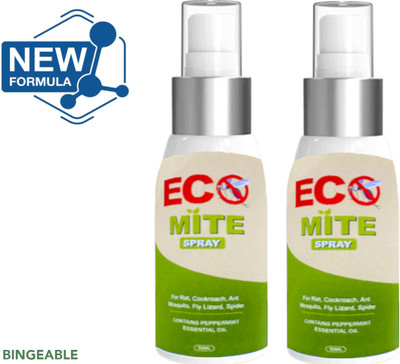 Bingeable Eco Mite Natural Mite and Bug Spray - 50ml Each (Duo Pack)(2 x 50 ml)