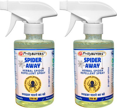 PrettyBUYERS Herbal Spider Repellent Spray | Effective Spider Spray For Home(2 x 250 ml)