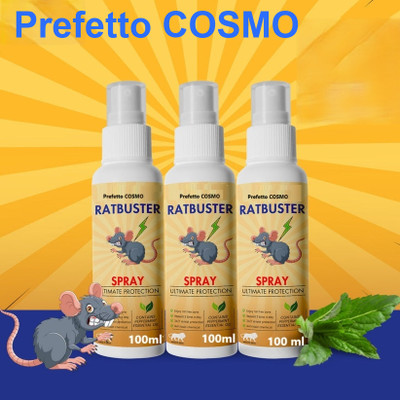 Prefetto COSMO Ratbuster CleanZone Spray – Natural Rodent Control(3 x 100 ml)