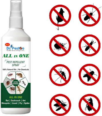 Dr.PestGo Ant, Cockroach, Rat, Lizard, BedBugs, Spider Pest Repellent Control spray(100 ml)