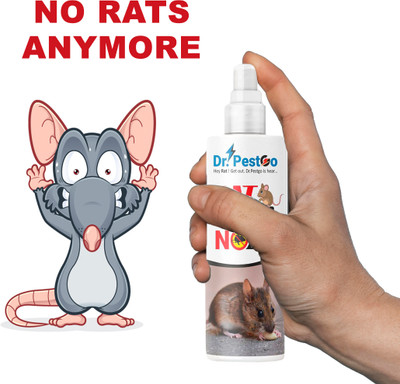 Dr.PestGo Rat Spray for Home Anti Rat Spray Rodent Repellent for Car(2 Units)