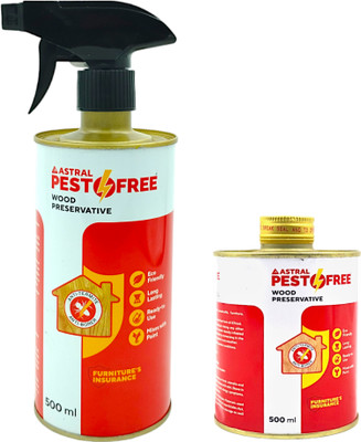 astral PestoFree Herbal Termite Killer 500 ml Spray + 500 ml Refill + 3 Masking Tapes(2 x 500 ml)